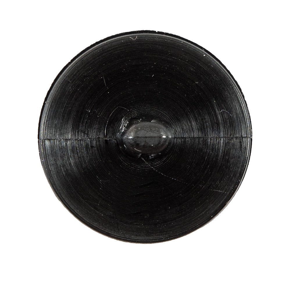 Italian Black and Gray Novelty Plastic Button - 44L/28mm