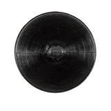 Italian Black and Gray Novelty Plastic Button - 44L/28mm