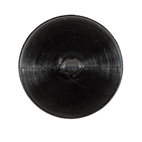 Italian Black and Gray Novelty Plastic Button - 44L/28mm