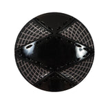 Italian Black and Gray Novelty Plastic Button - 44L/28mm
