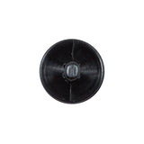 Italian Black Textured Plastic Button - 32L/20mm