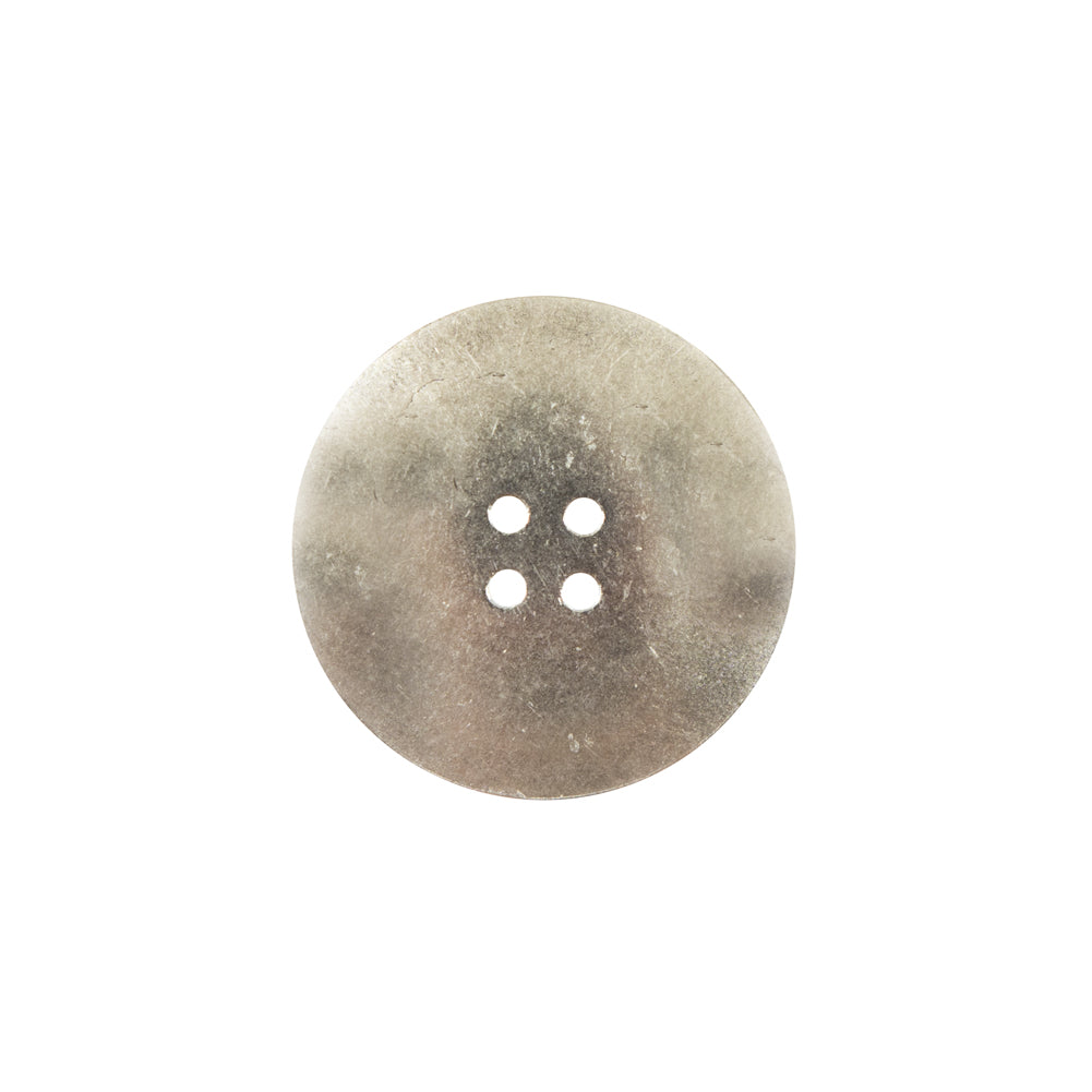 Italian Silver Spider Web Metal Button - 32L/20mm