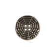 20mm silver spider web metal button for sewing and crafts