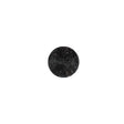 Italian Black Spiral Etched Plastic Button - 16L/10mm