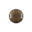 Italian Gold Perforated Metal Button - 32L/20mm