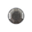Italian Silver Zamac Perforated Metal Button - 36L/23mm