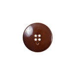 Italian Toffee Brown Textured Button - 24L/15mm
