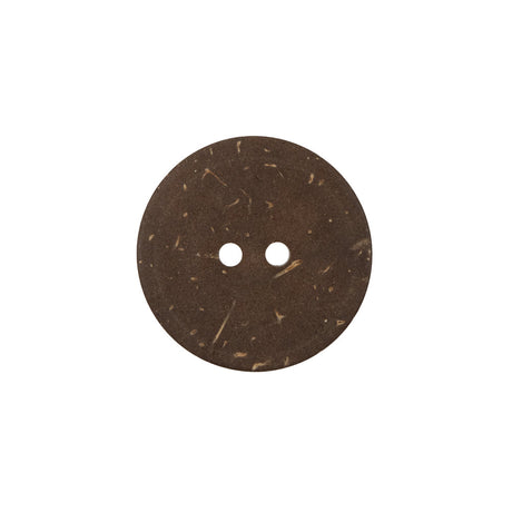 Italian Beige and Silver Carved Coconut Button - 32L/20mm