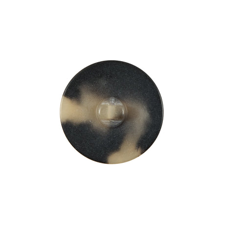 Italian Gold Etched Horn Button - 32L/20mm