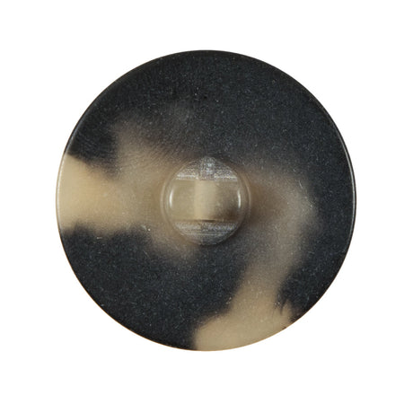 Italian Gold Etched Horn Button - 44L/28mm