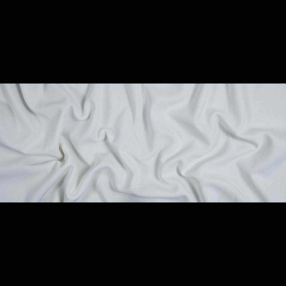Italian Ivory Virgin Wool Double Crepe