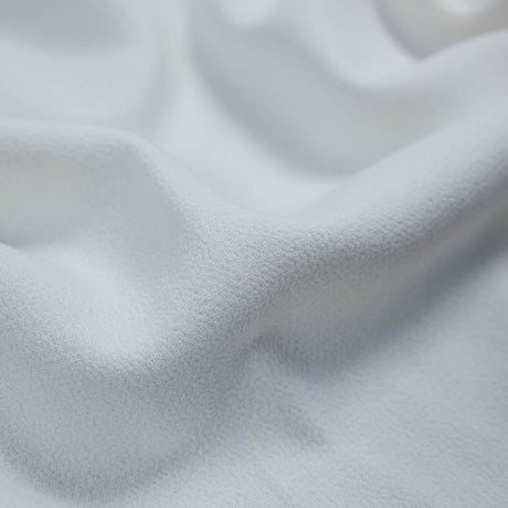Italian Ivory Virgin Wool Double Crepe