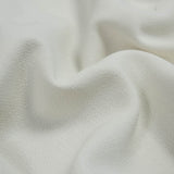 Italian Antique White Virgin Wool Double Crepe