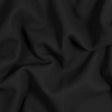 Italian Black Virgin Wool Double Crepe