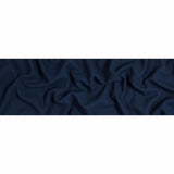 Italian Navy Virgin Wool Double Crepe