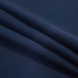 Italian Navy Virgin Wool Double Crepe