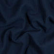 Italian Navy Virgin Wool Double Crepe