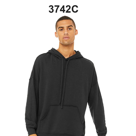 Bella + Canvas® Unisex Raw Seam Hooded Sweatshirt