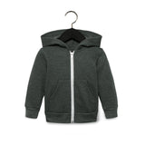 Bella + Canvas® Toddler Sponge Fleece Full Zip Hooded Sweatshirt