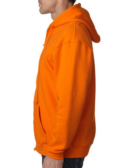 Bayside® Adult USA Made Full-Zip Heavyweight Hooded Sweatshirt