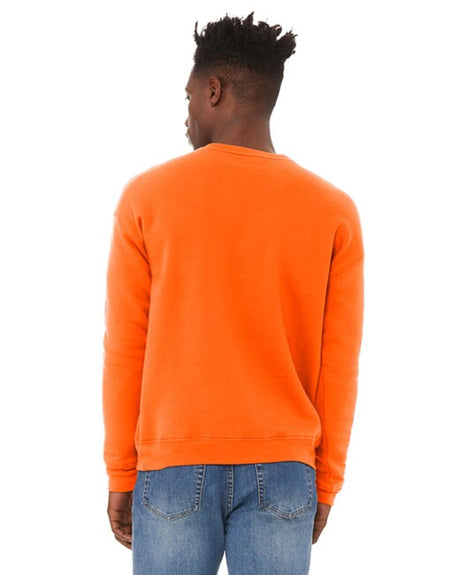 Image 1: Bella Canvas Unisex Sponge Fleece Drop Shoulder CrewneckImage 2: Relaxed fit drop shoulder sweatshirtImage 3: Soft sponge fleece crewneck designImage 4: Blank sweatshirt for custom printingImage 5: Modern oversized streetwear styleImage 6: Premium Bella Canvas fleece apparel