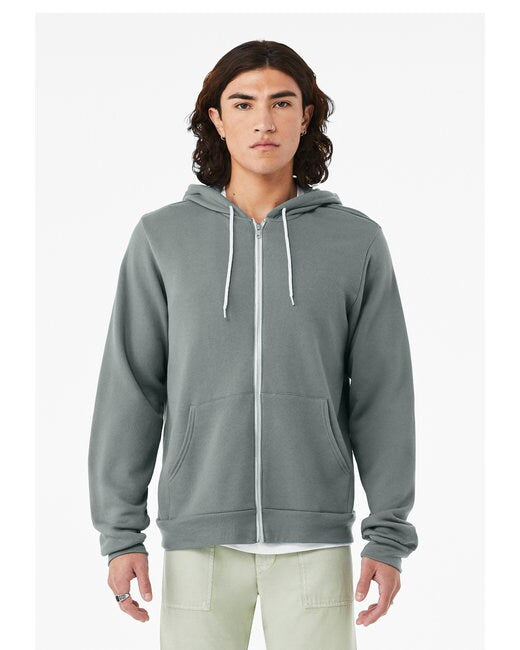 Bella + Canvas® Sponge Fleece Full-Zip Hoodie Sweatshirt