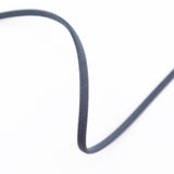 Italian Charcoal Elastic Drawstring - 0.125"