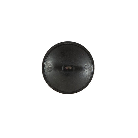 Italian Black Button with Double-Headed Eagle Emblem - 24L/15mm