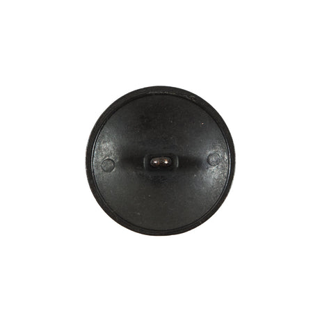 Italian Black Button with Double-Headed Eagle Emblem - 32L/20mm