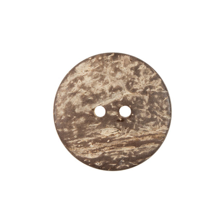 Italian Gold Carved Coconut Button - 36L/23mm