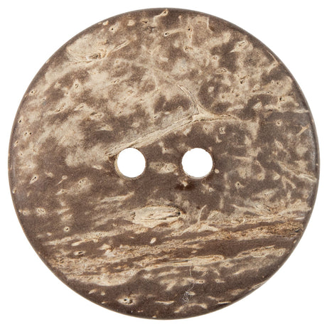 Italian Gold Carved Coconut Button - 64L/40.5mm