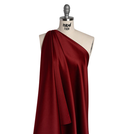 Polyester Satin - Nu Burgundy - Reverie Collection