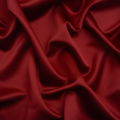 Polyester Satin - Nu Burgundy - Reverie Collection