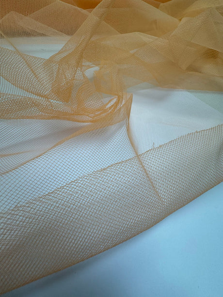 Polyamide Mesh Yellow-Orange Lightweight Stretch