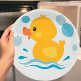 8 Ct. Rubber Ducky Paper Dessert Plates 7" Disposable Plates Birthday & Baby Shower Party Supplies