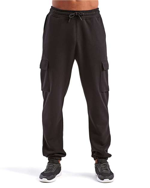Unisex Cotton Blend Riley Cargo Joggers with Fleece & Utility Pockets