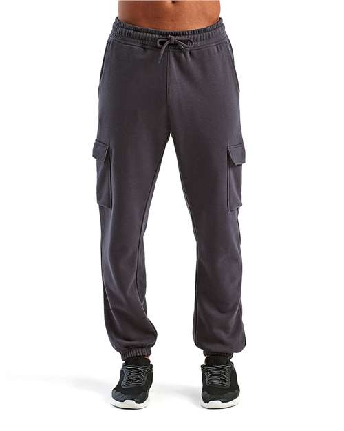 Unisex Cotton Blend Riley Cargo Joggers with Fleece & Utility Pockets
