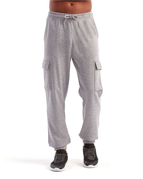 Unisex Cotton Blend Riley Cargo Joggers with Fleece & Utility Pockets