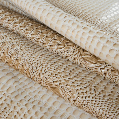 Whisper White Crocodile Vinyl
