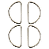 Dritz 4pc Nickel D-Rings - 1.25"