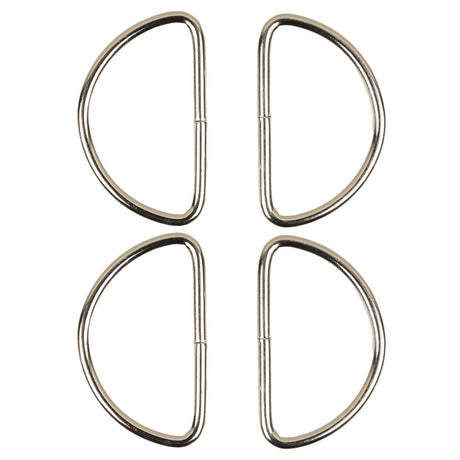 Dritz 4pc Nickel D-Rings - 1.25"
