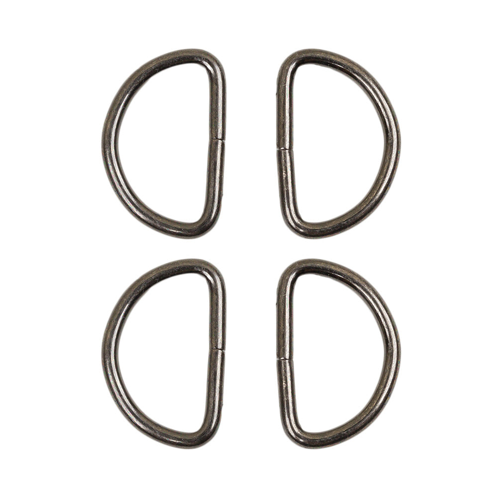 Dritz 4pc Black D-Rings - 1"