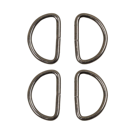 Dritz 4pc Black D-Rings - 1"