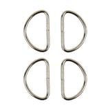 Dritz 4pc Nickel D-Rings - 1"