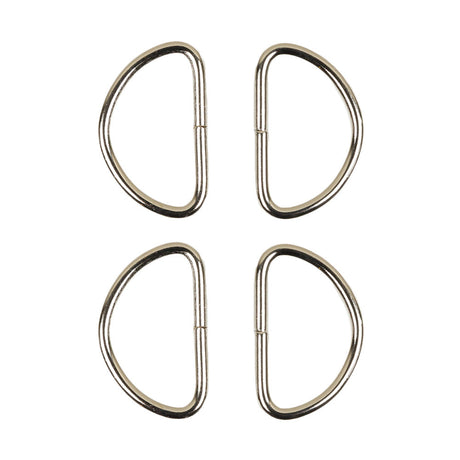 Dritz 4pc Nickel D-Rings - 1"