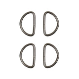 Dritz 4pc Black D-Rings - 0.75"
