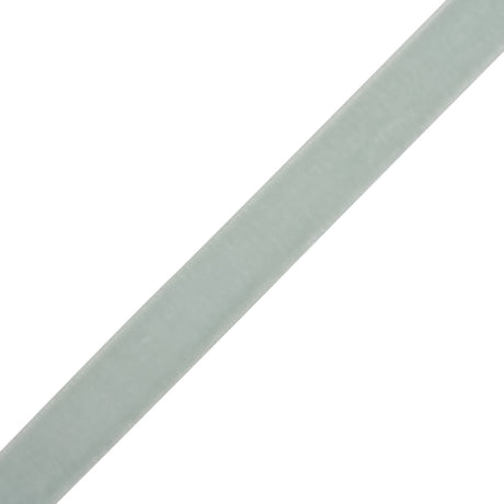 Stretch Velvet Ribbon Trim Made in Italy - 0.625" - Pale Mint - Gislaine Collection
