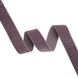 Stretch Velvet Ribbon Trim Made in Italy - 0.875" - Dusty Lilac - Gislaine Collection