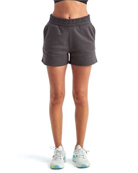 Women's High Waist Cotton Blend Jogger Shorts with Elastic Waist