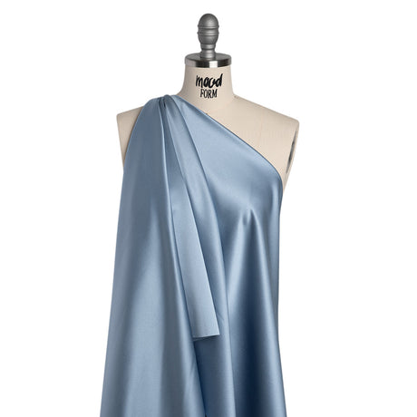 Polyester Satin - Desert Blue - Reverie Collection